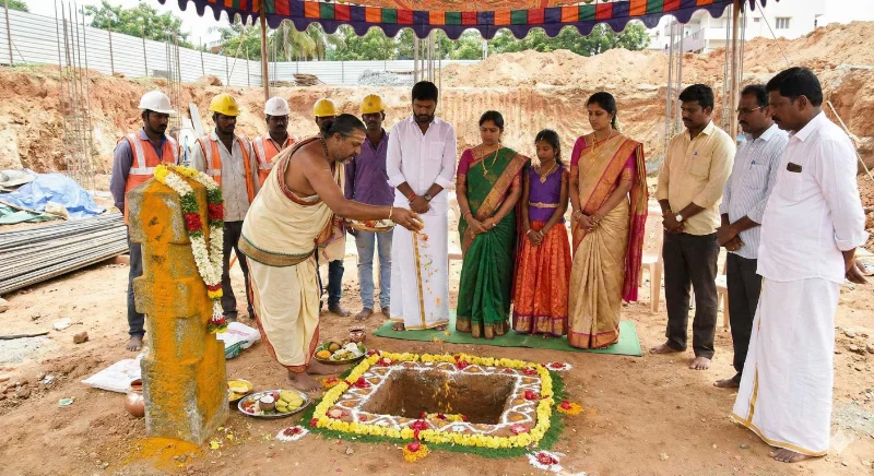 Bhoomi Pooja (Shankusthapanam)