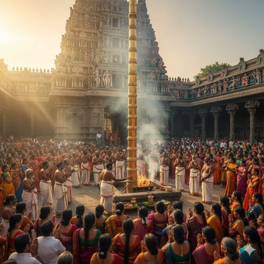 Dwajasthambha Prathistapana