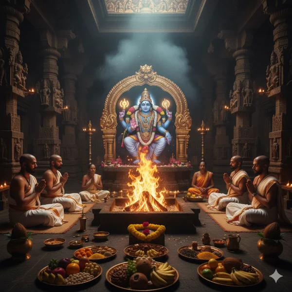 Narayana Ashtakshari Homam