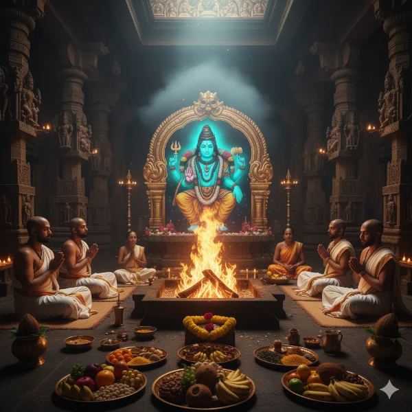 Neelakantha Trayakshari Homam
