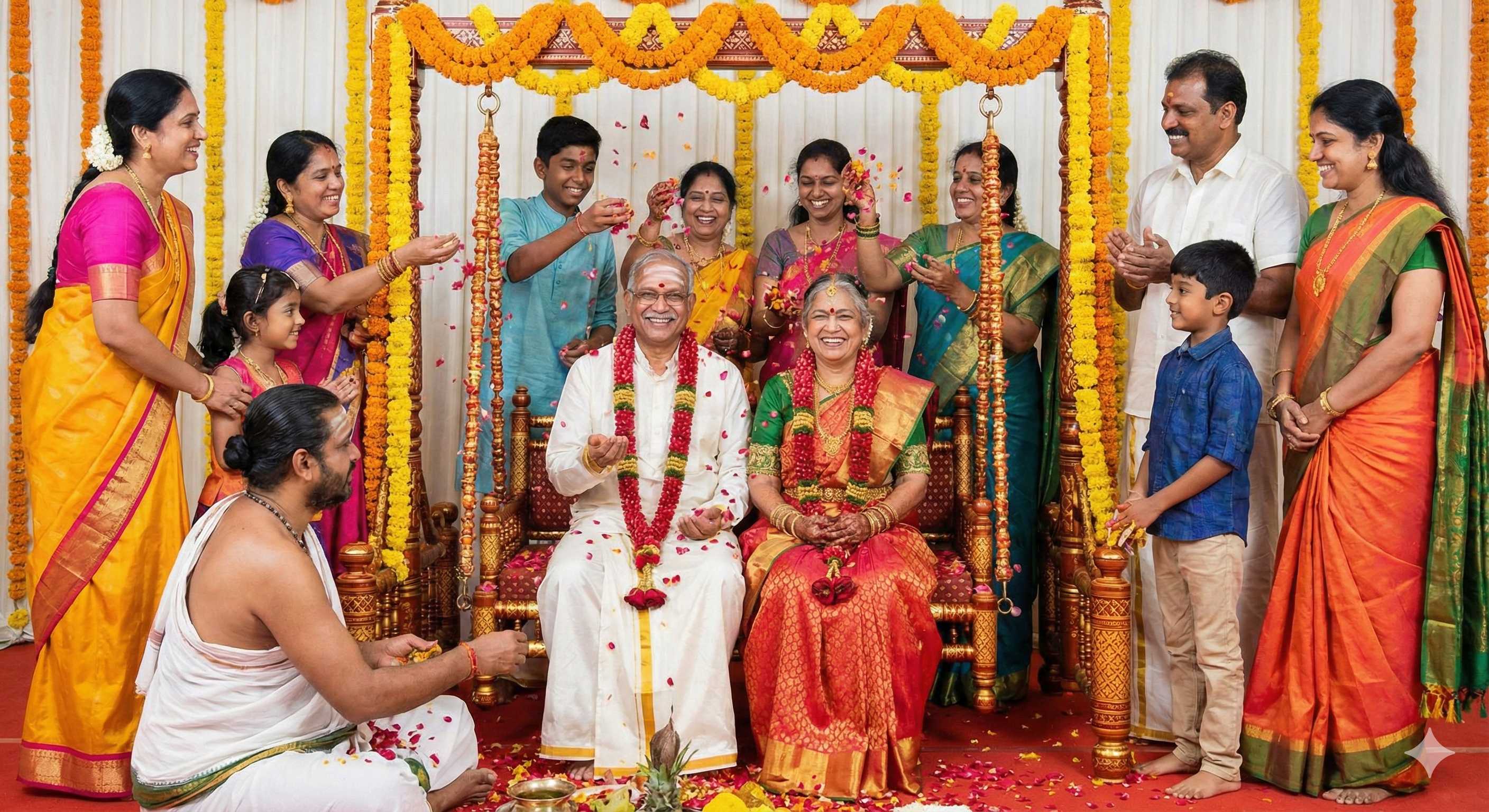 Sashtyabdhapoorthi - 60 years (ugraratha Shanti) - 1 Day
